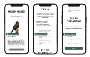 Recursos digitales: trivia y pulso ciudadano